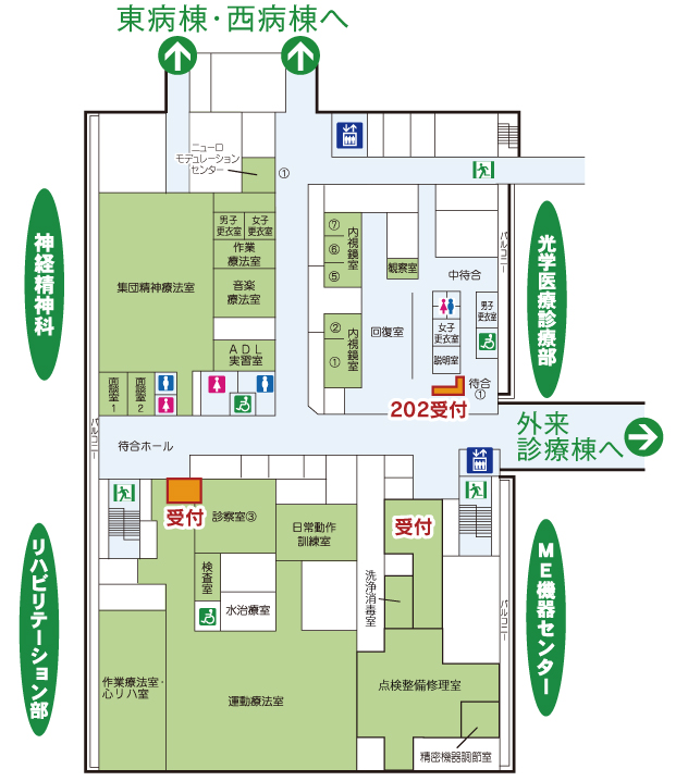 中央診療棟２階